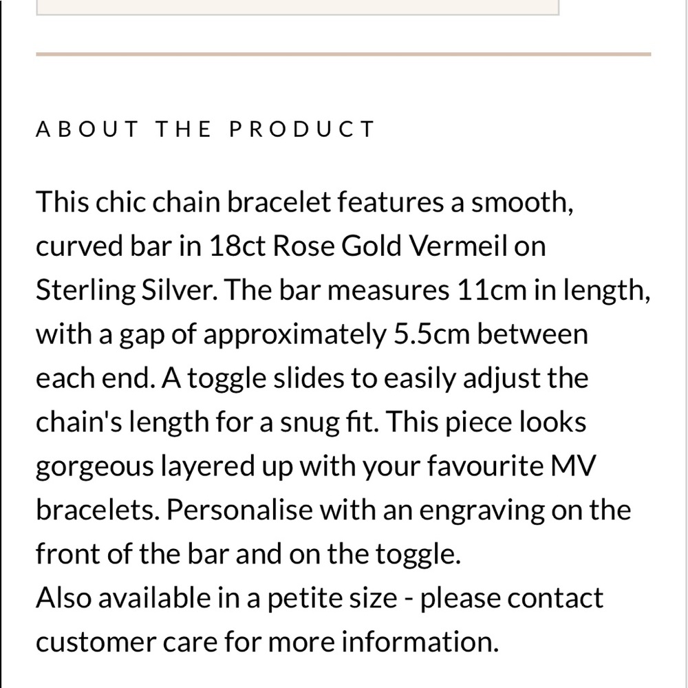 18ct vermeil rose gold bracelet - Picture 5 of 6